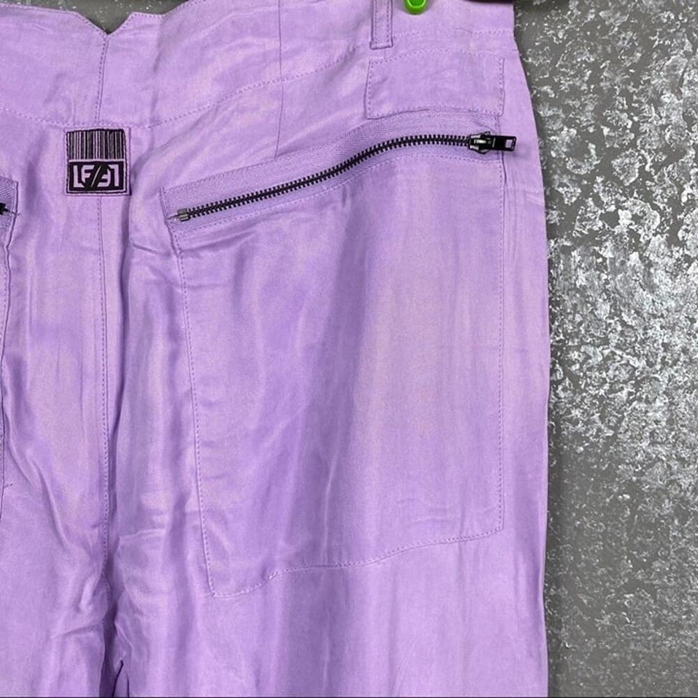 LF the Brand Lilac Purple Urban Cargo Pants Size 6 Lightweight Utility New - Picture 10 of 11